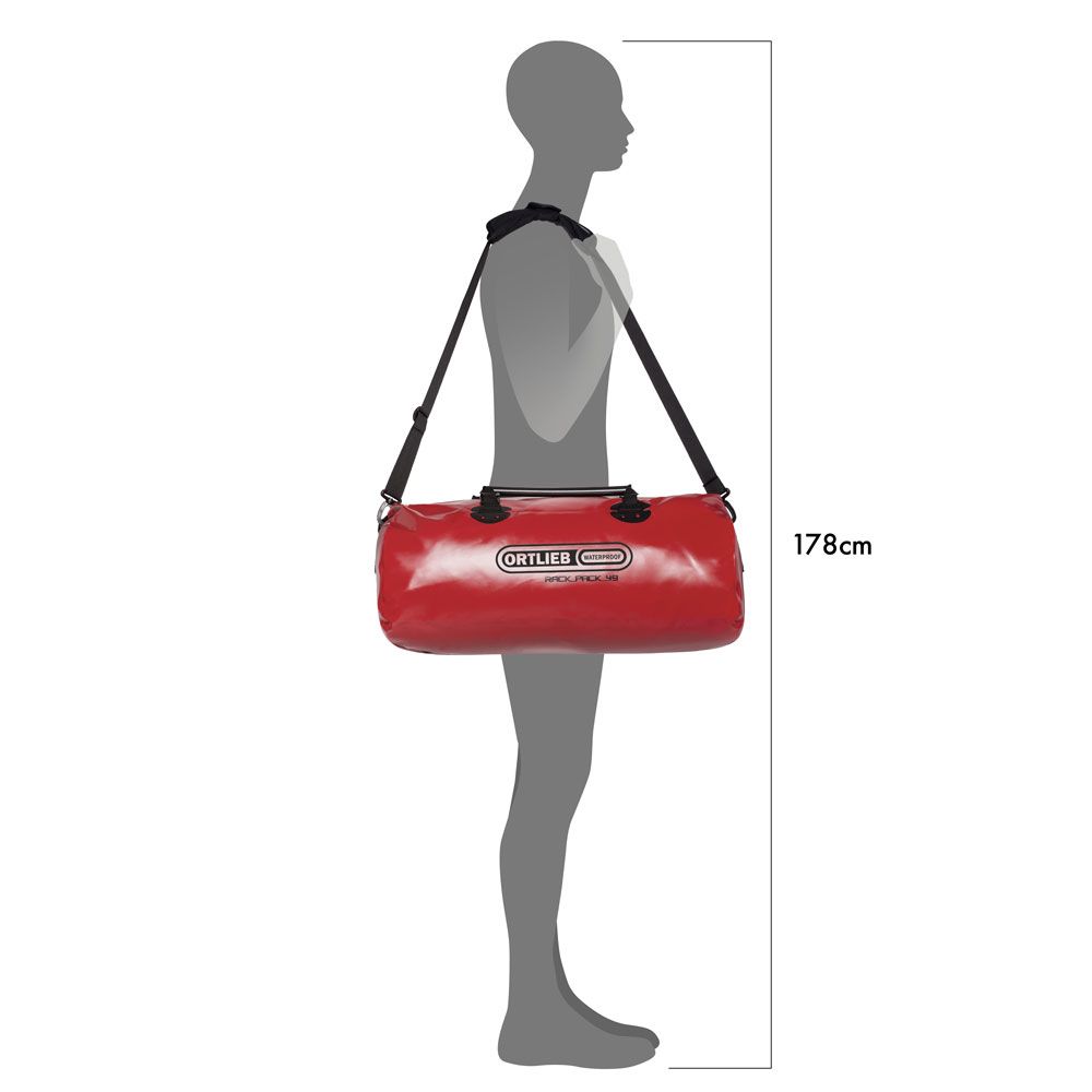 ORTLIEB TRAVEL BAG RACK PACK RED 24L