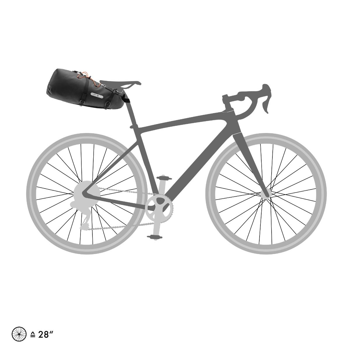 ORTLIEB BIKE PACKING SEAT-PACK QR SEAT-LOCK BLACK 13L