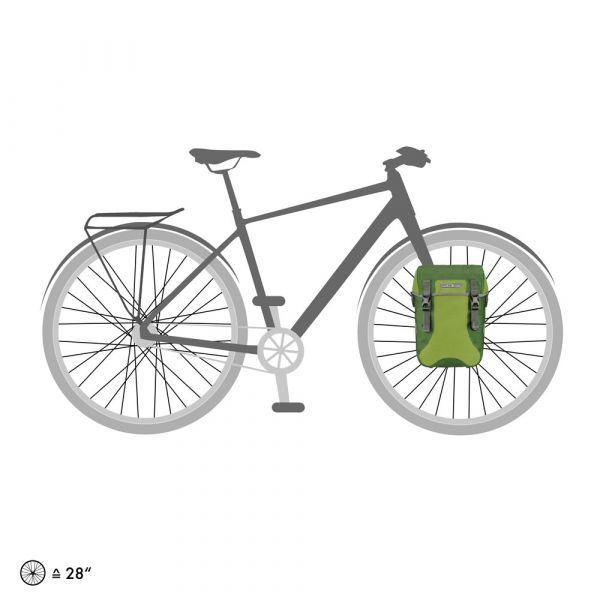 ORTLIEB PANNIER TOURING SPORT PACKER PLUS QL2.1 GRANITE/BLACK 30L