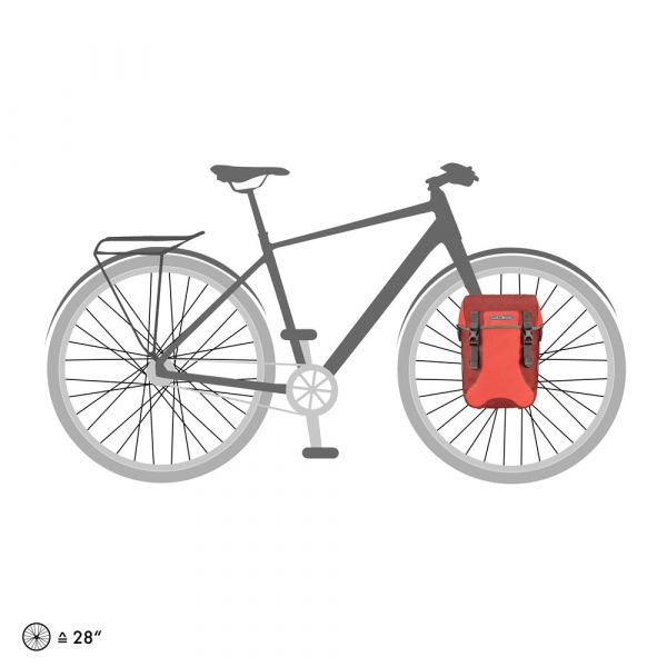 ORTLIEB PANNIER TOURING SPORT PACKER PLUS QL2.1 GRANITE/BLACK 30L