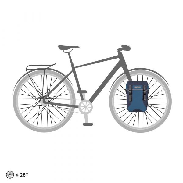 ORTLIEB PANNIER TOURING SPORT PACKER PLUS QL2.1 GRANITE/BLACK 30L