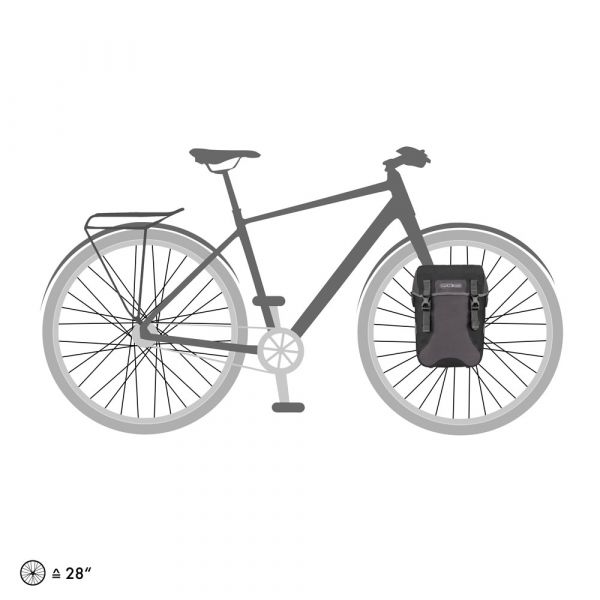 ORTLIEB PANNIER TOURING SPORT PACKER PLUS QL2.1 GRANITE/BLACK 30L