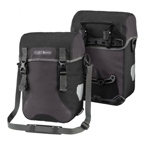 ORTLIEB PANNIER TOURING SPORT PACKER PLUS QL2.1 GRANITE/BLACK 30L