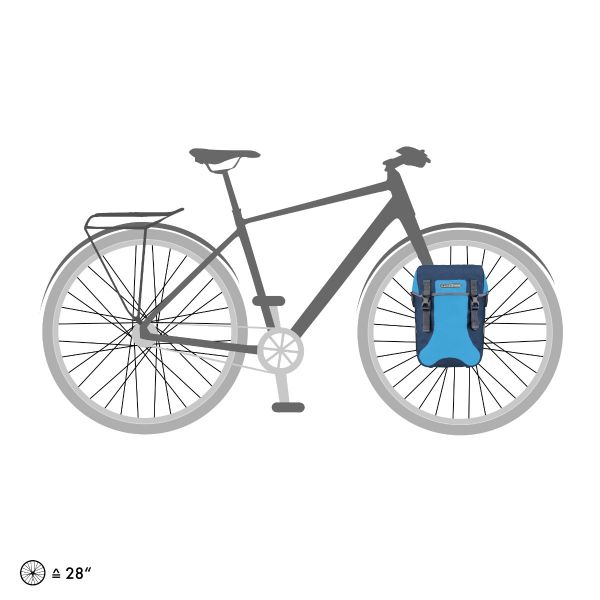 ORTLIEB PANNIER TOURING SPORT PACKER PLUS QL2.1 GRANITE/BLACK 30L