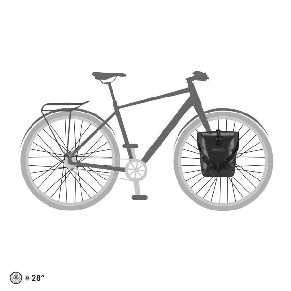 ORTLIEB PANNIER TOURING SPORT ROLLER FREE QL2.1 BLACK 29L