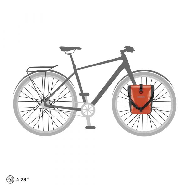 ORTLIEB PANNIER TOURING SPORT ROLLER FREE QL2.1 BLACK 29L