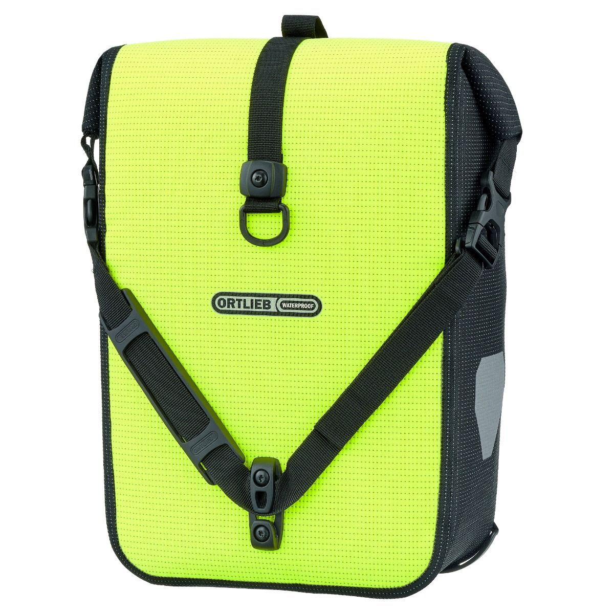 ORTLIEB PANNIER SPORT ROLLER HIGH VIS QL2.1 N.YEL. REF.B. 14.5L