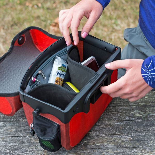 ORTLIEB ACCESSORY HANDLEBAR BAG ULTIMATE 2-6 INTERNAL DIVIDERS BLACK M
