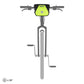 ORTLIEB HANDLEBAR BAG ULTIMATE SIX HIGH VISIBILITY
