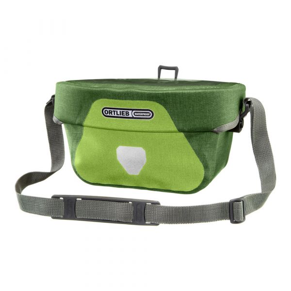 ORTLIEB HANDLEBAR BAG ULTIMATE6 S PLUS WO.ADAPTER GRANITE/BLACK 5L