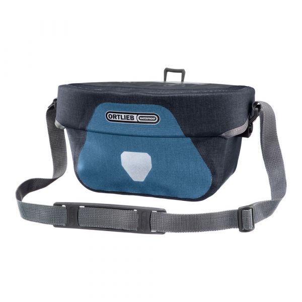 ORTLIEB HANDLEBAR BAG ULTIMATE6 S PLUS WO.ADAPTER GRANITE/BLACK 5L