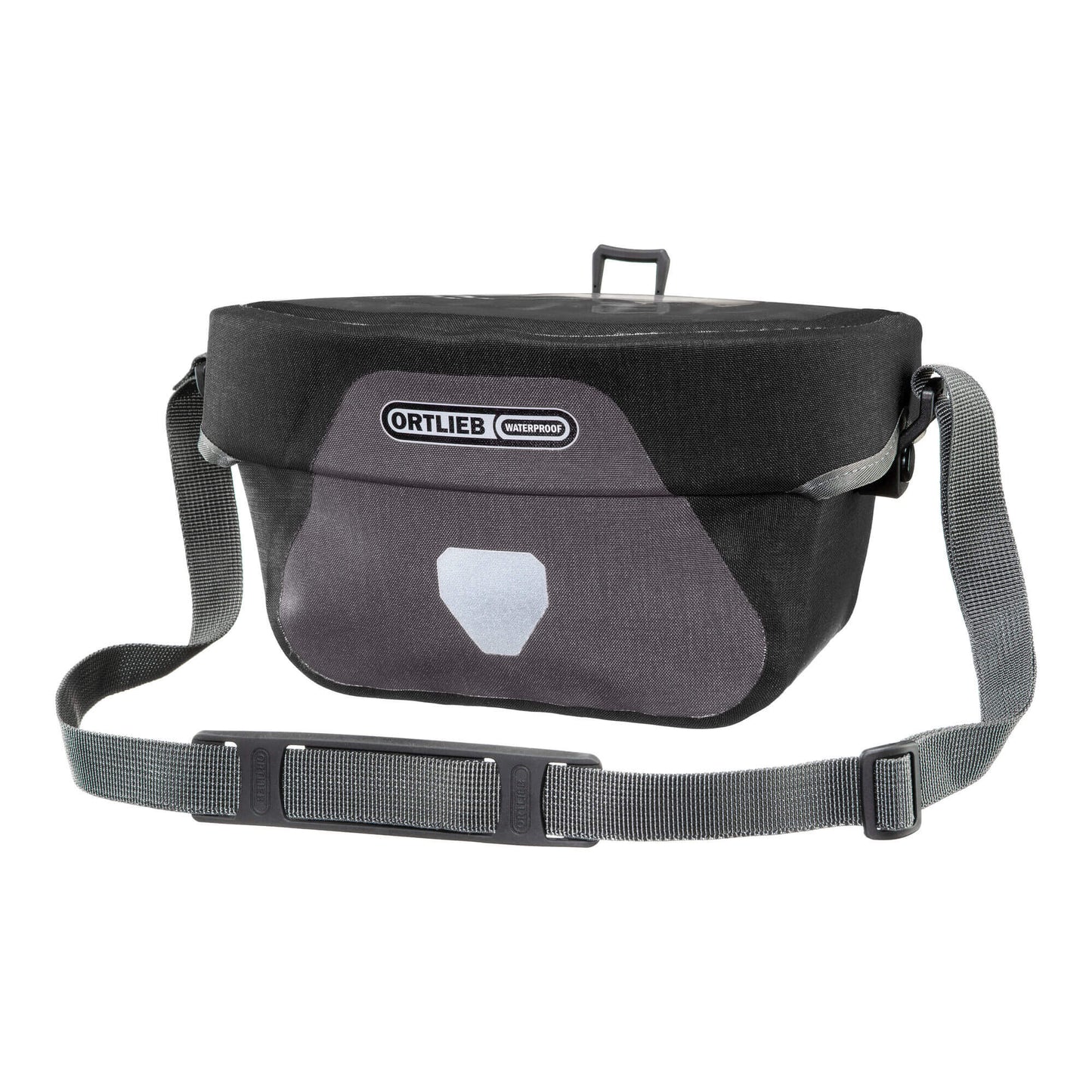ORTLIEB HANDLEBAR BAG ULTIMATE6 S PLUS WO.ADAPTER GRANITE/BLACK 5L