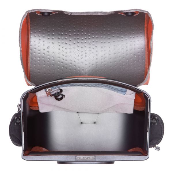 ORTLIEB HANDLEBAR BAG ULTIMATE6 S PLUS WO.ADAPTER GRANITE/BLACK 5L