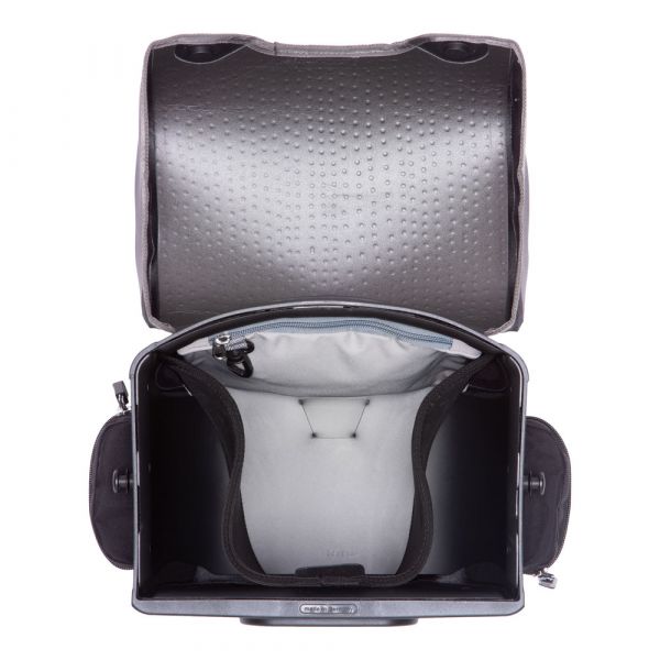 ORTLIEB HANDLEBAR BAG ULTIMATE6 S PLUS WO.ADAPTER GRANITE/BLACK 5L