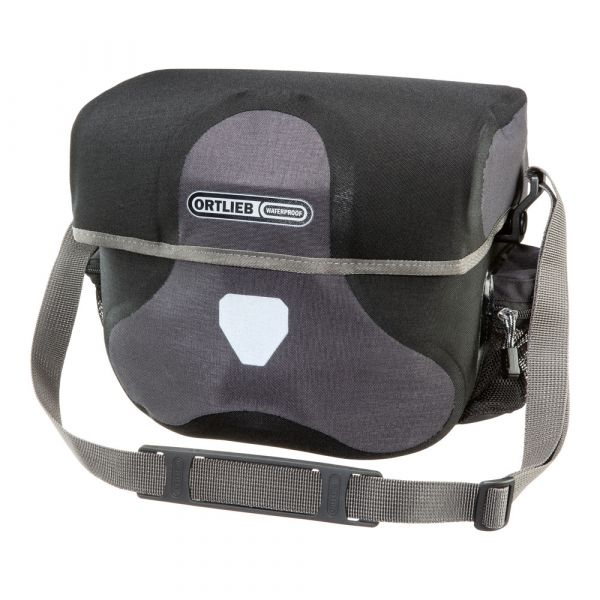 ORTLIEB HANDLEBAR BAG ULTIMATE6 S PLUS WO.ADAPTER GRANITE/BLACK 5L
