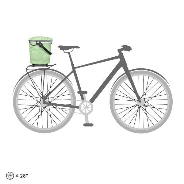 ORTLIEB RACK BAG UP-TOWN RACK CITY LEMON SORBET 17.5L