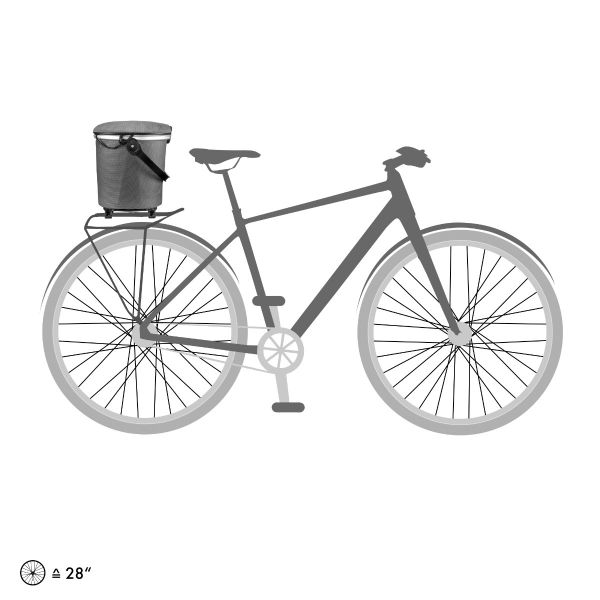 ORTLIEB RACK BAG UP-TOWN URBAN INK 17.5L