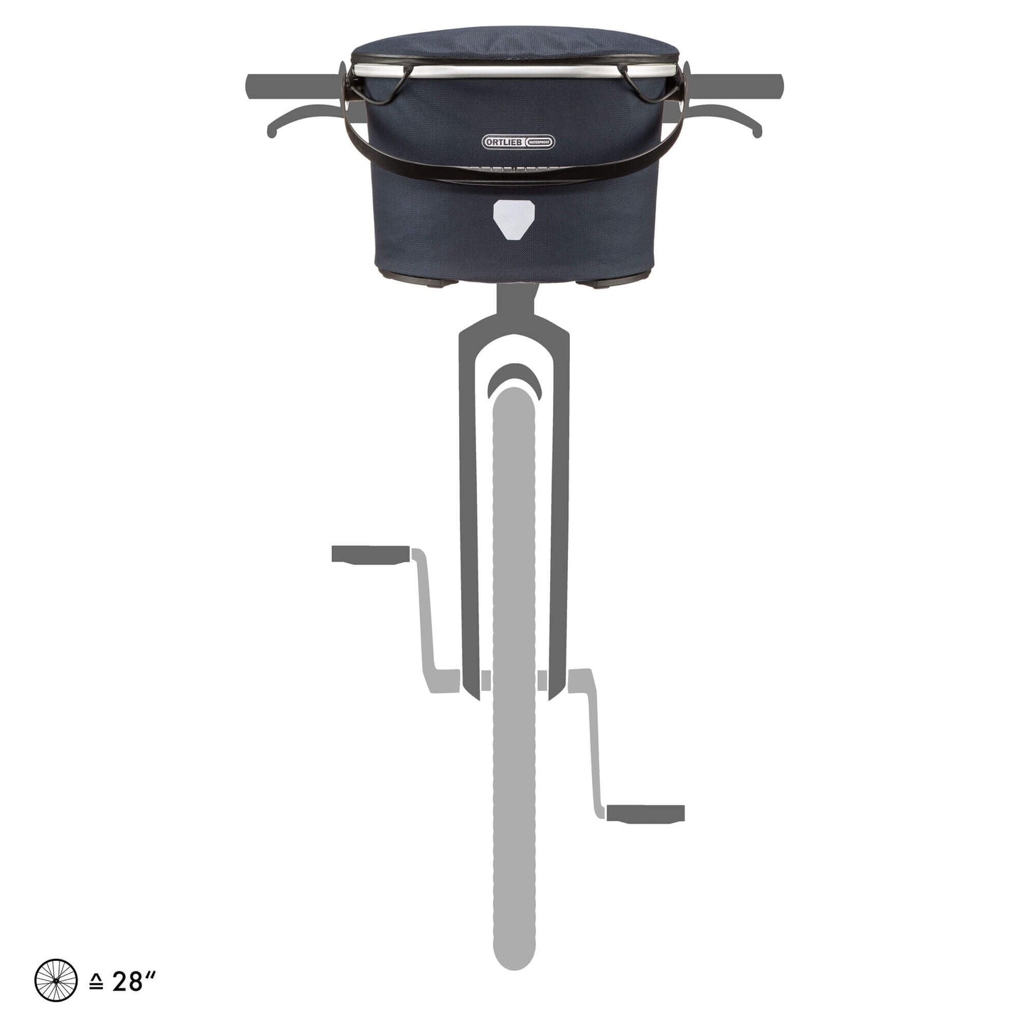 ORTLIEB HANDLEBAR BAG UP-TOWN L URBAN INK 17.5L