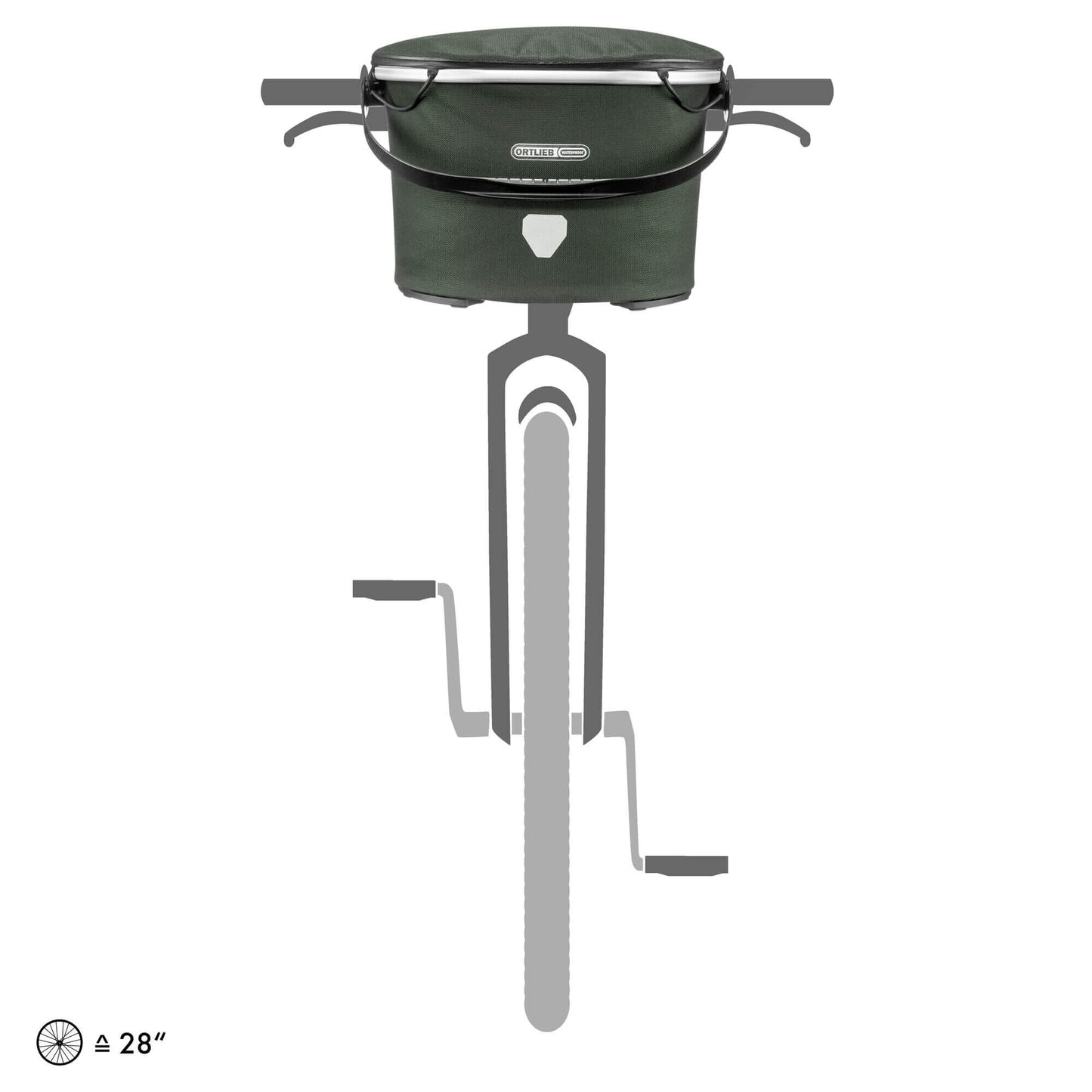 ORTLIEB HANDLEBAR BAG UP-TOWN L URBAN INK 17.5L