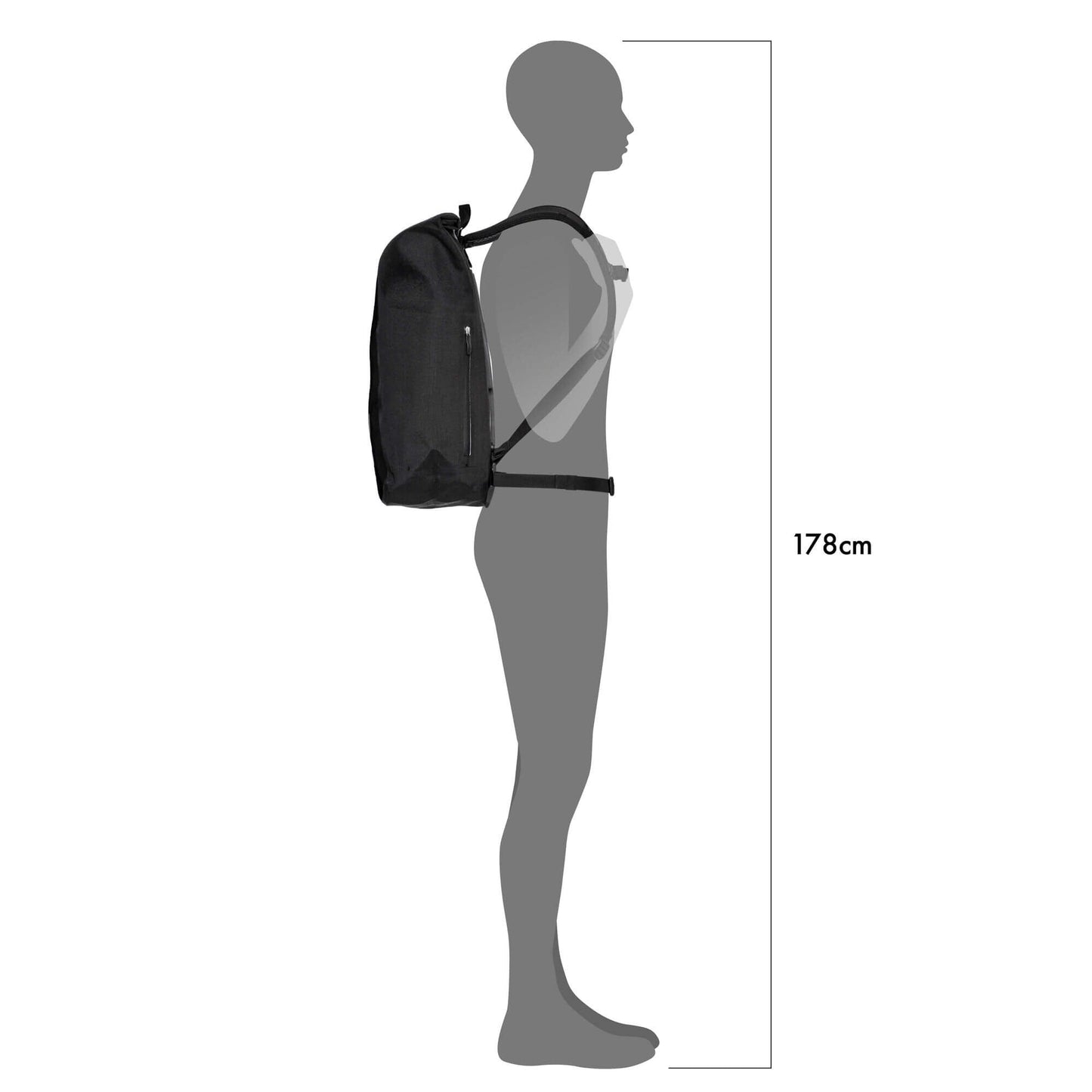 ORTLIEB BACKPACK VELOCITY BLACK 17L