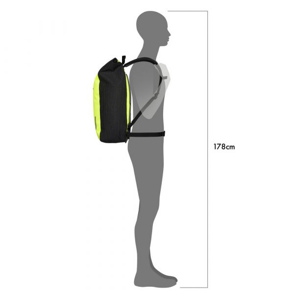 ORTLIEB BACKPACK VELOCITY HIGH VISIBILITY YELLOW/BLACK REFELCTIVE 23L