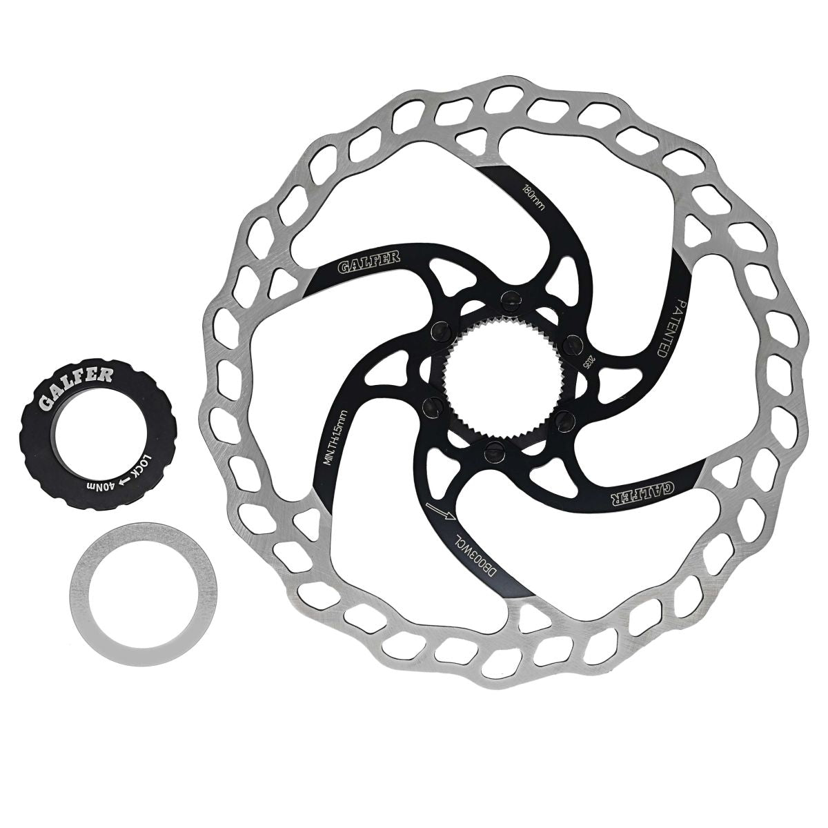 GALFER  SILVER 180mm  