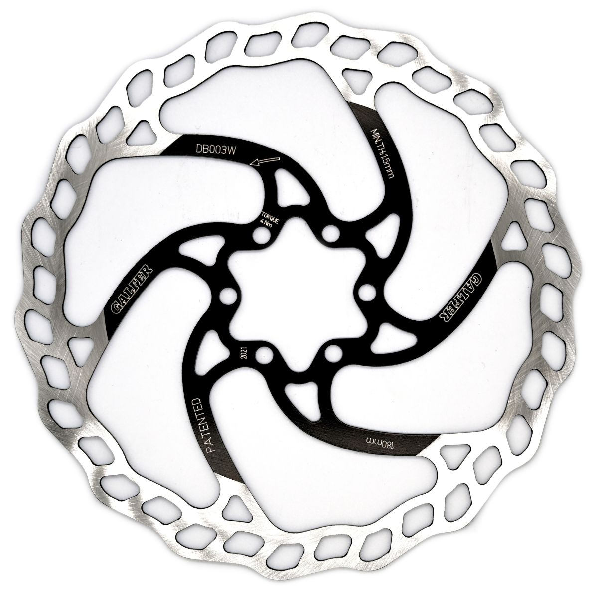 Disque de frein 180mm X 1.8mm MTB à 6 boulons