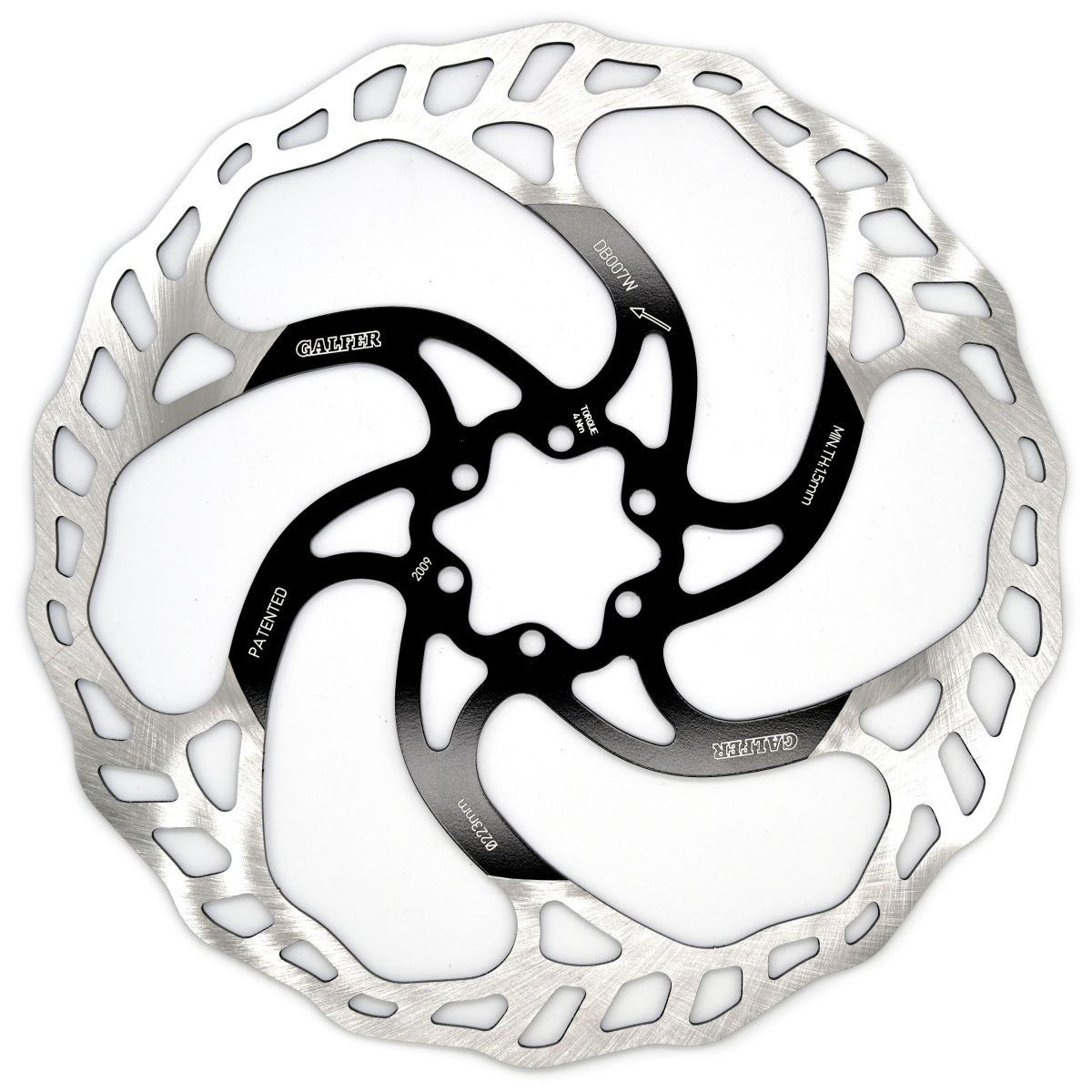 Disque de frein 223mm X 2.0mm MTB/vélo électrique à 6 boulons